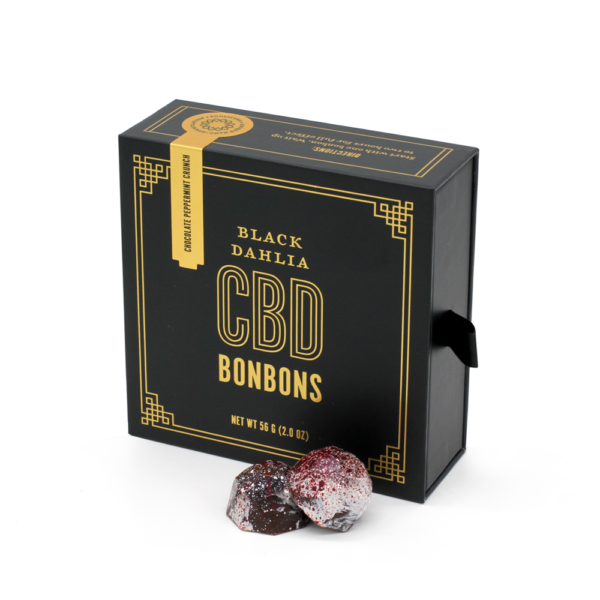 Black Dahlia Peppermint Crunch CBD Bonbons