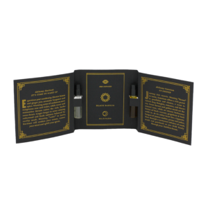 Black Dahlia Alchemy trifold open