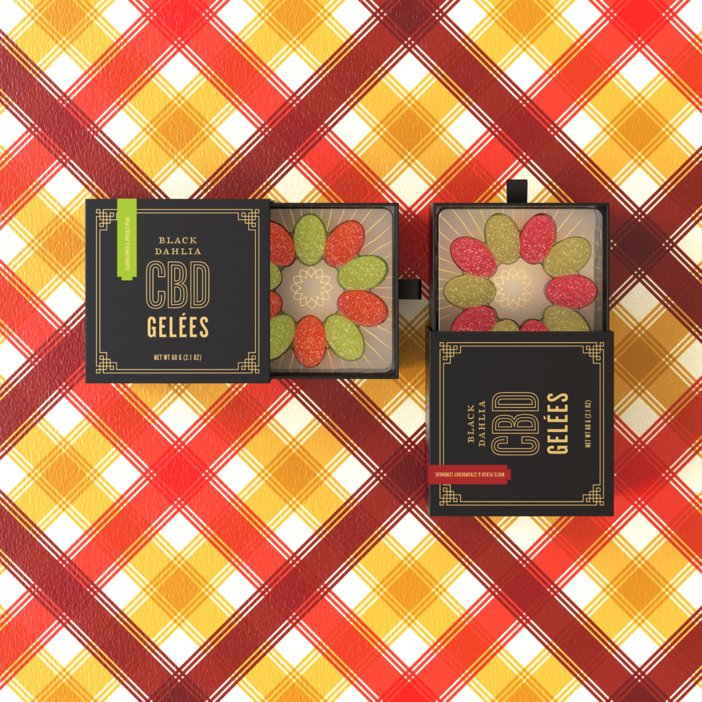 Gel es For The Holidaze Gift Set 90 Value Black Dahlia CBD gel-es-for-the-holidaze-gift-set-90-value-black-dahlia-cbd