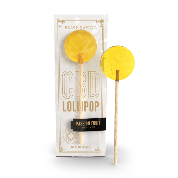 Black Dahlia Passion Fruit Lollipop