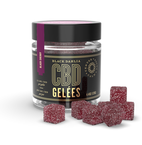 Black Cherry CBD Gelées gummies