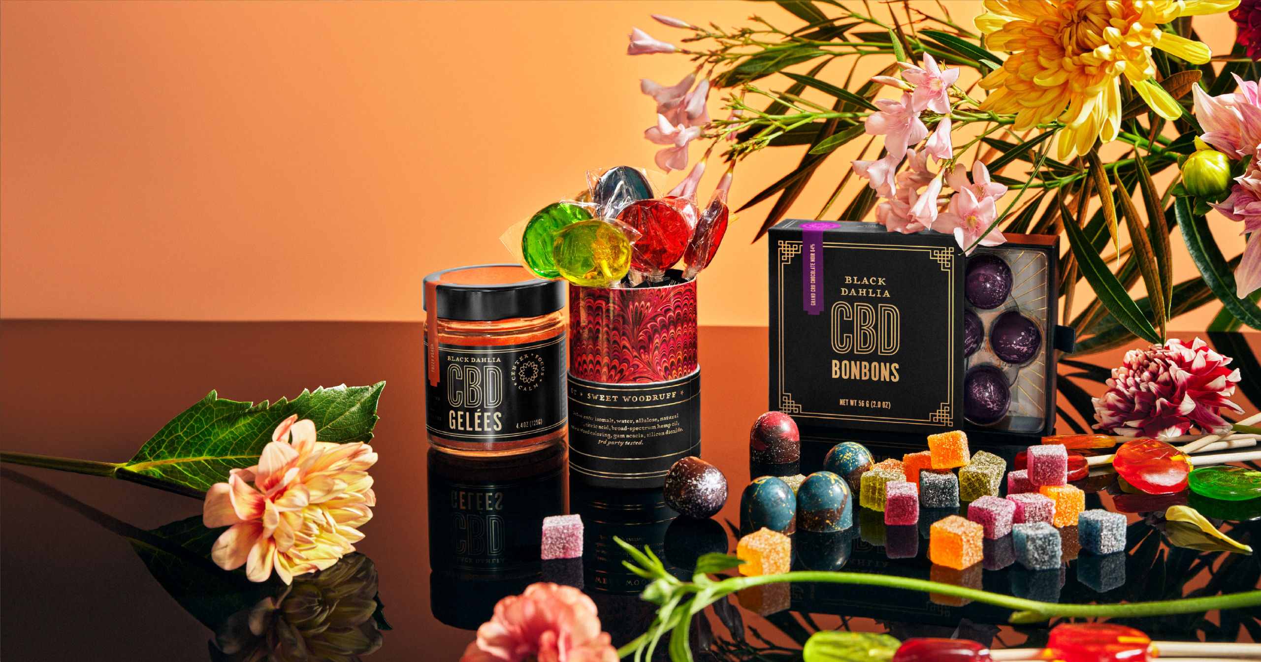 Black Dahlia Confections, artisanal CBD edibles