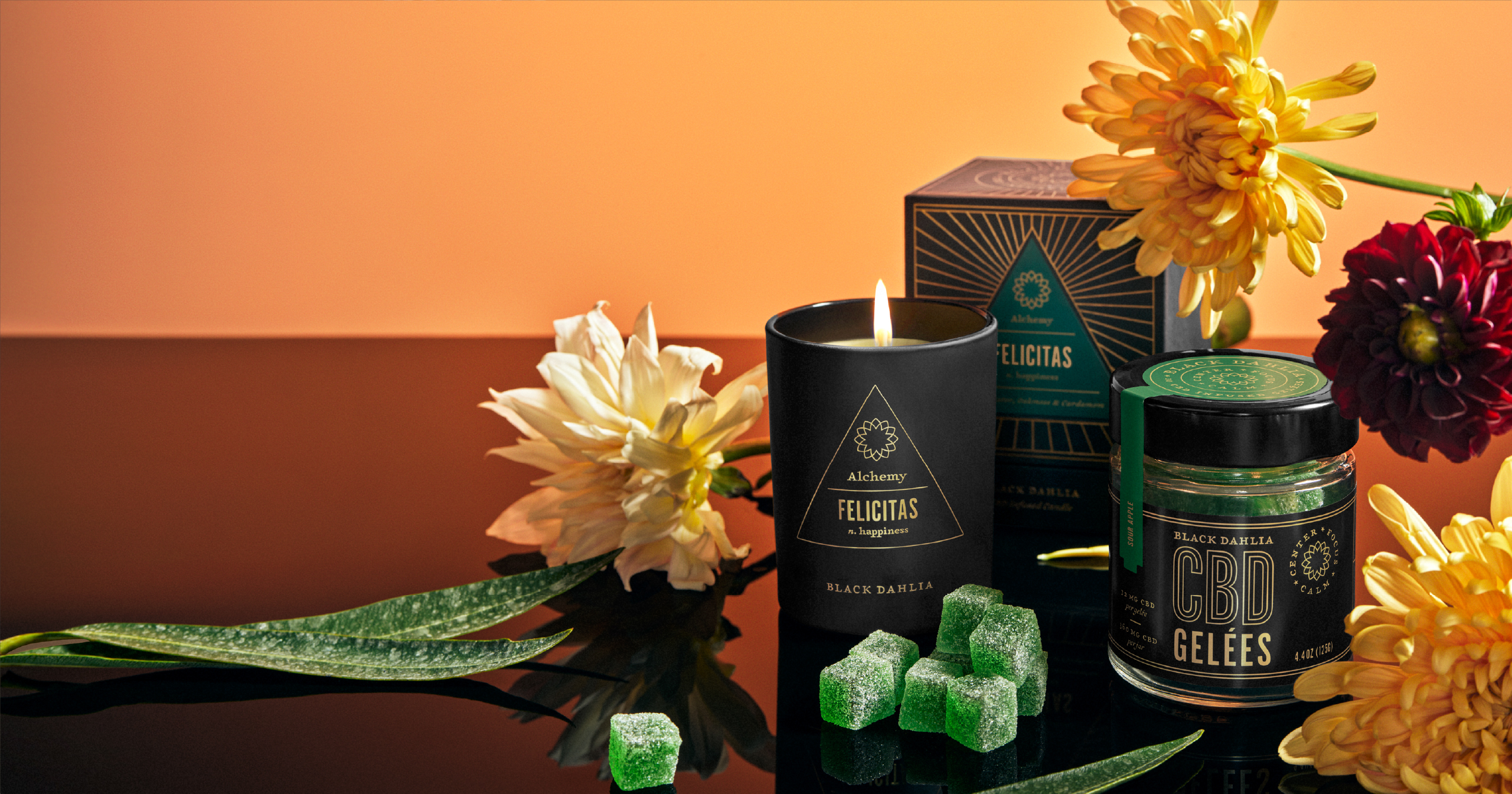 Black Dahlia CBD product Gift Sets